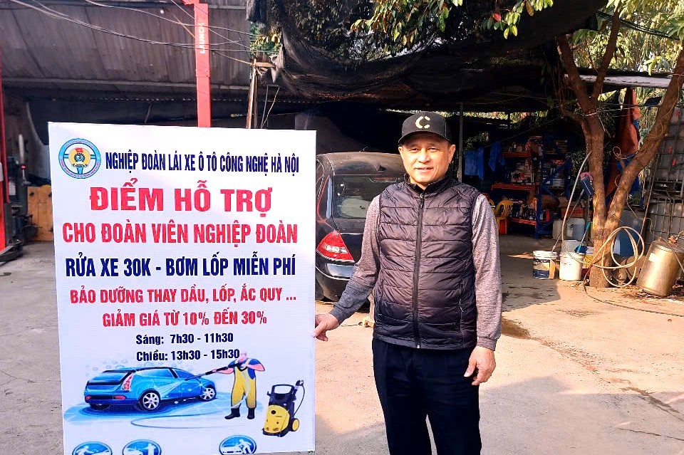 Nỗ lực chăm lo tốt hơn cho đoàn viên Nghiệp đoàn Lái xe ô tô công nghệ